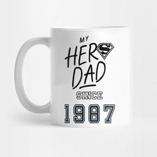 My Hero Dad 1987 Mug